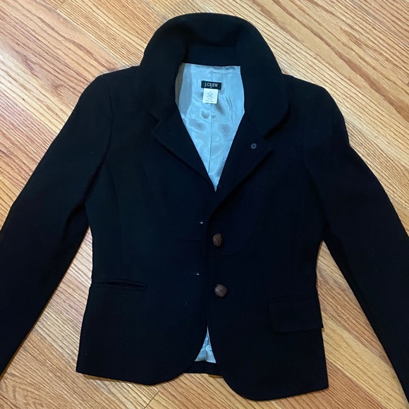 J. Crew Bella Black Blazer with Button Detail - Picture 3 of 13